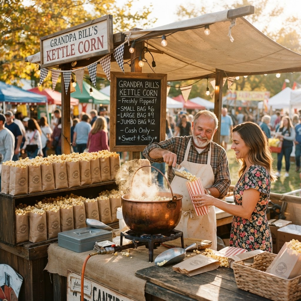 Fresh kettle corn