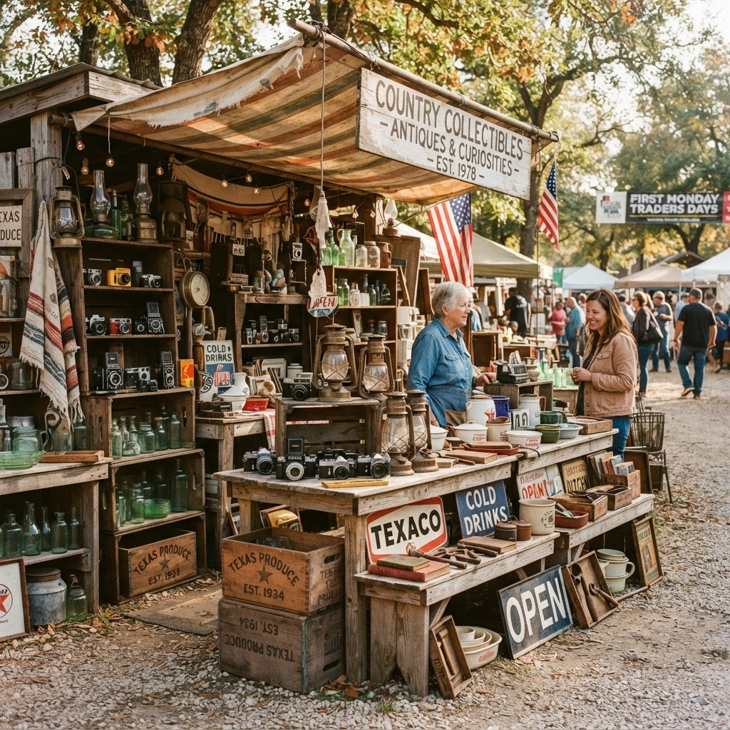 Our booth of treasures