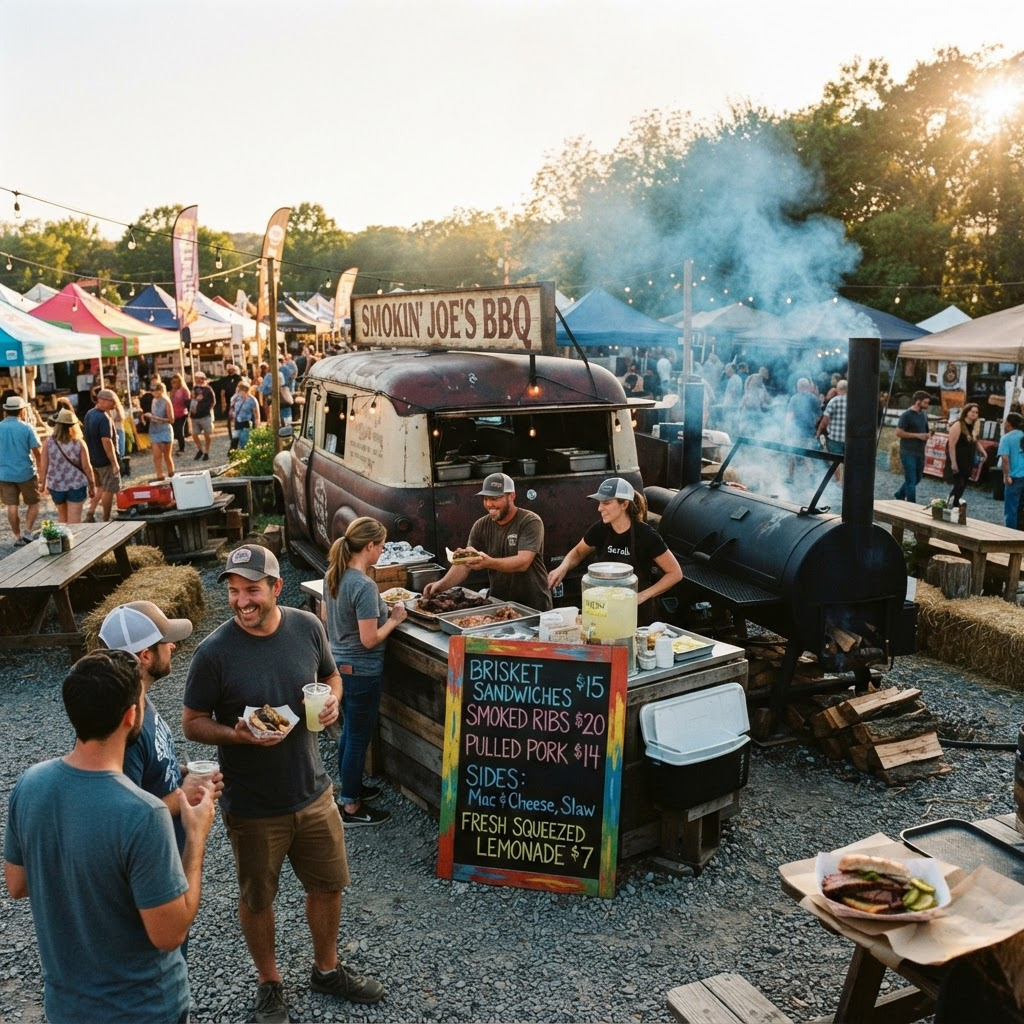 Slow-smoked BBQ
