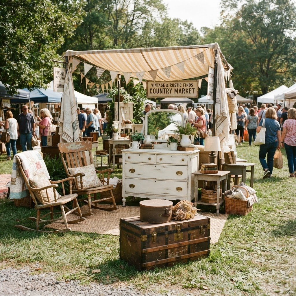 Restored farmhouse furniture